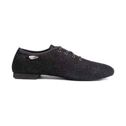 Portdance Unisex Jazz Sneakers Tanzschuhe PD J001 - Farbe: Schwarz - Geteilte Rauledersohle - Größe: EUR 36 von Portdance