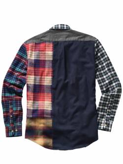 Mey & Edlich Herren Hemd Collabhemd Portuguese Flannel Langarm blau L von Portuguese Flannel