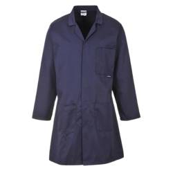 Portwest Hygiene & Warehouse Coat Multiple-pockets Vented Medium Navy Ref 2852MED Nvy von Portwest