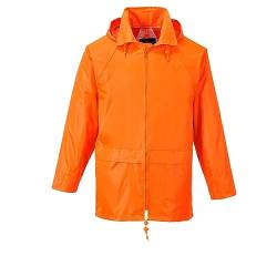 Portwest - Klassische wasserdichte Jacke für Herren - Orange - XL (Brust 117-122 cm) von Portwest