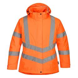 Portwest - Parka de travail chaude l'hiver pour femmes haute visibilité 3XL Orange von Portwest