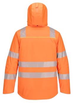 Portwest Unisex Warnschutz-Winterjacke, Orange, Medium von Portwest