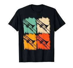 Pop Art Posaunist Posaunenspieler Geschenk Retro Posaune T-Shirt von Posaune T-Shirts & Geschenkideen