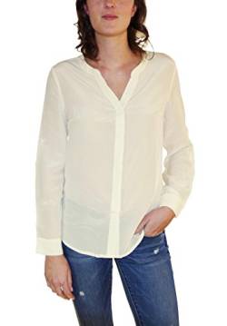 Posh Gear Damen Seidenbluse Camicetta Bluse aus 100% Seide, beige, Größe S von Posh Gear