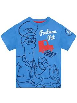 Postman Pat Kinder T-Shirt für Jungen oder Mädchen Blau 104 von Postman Pat