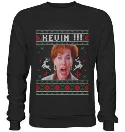 Pottbengel Kevin Allein zu Haus Ugly Christmas Sweater Weihnachtspullover (as3, Alpha, 3X_l, Regular, Regular, Schrei, 3XL) von Pottbengel