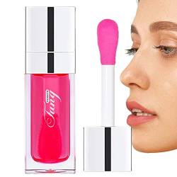 Farbiges Lippenöl | langanhaltender feuchtigkeitsspendender Lipgloss Bunt - 6ml Lippenbalsam Lippenpflege Lippenöl Transparent Lang Lang Lang Dauerhafte Repair Öl für Povanjer von Povanjer