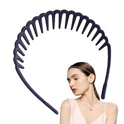 Make-up Gurt - Hautpflege Stirnbänder Haarbänder - Anti-Rutsch-Stirnbänder für Mädchen, bequemer Haarreif, flexible Welle Haarband Zubehör Povanjer von Povanjer