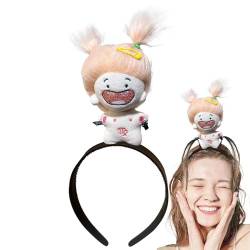 Povanjer Puppen-Stirnband, Puppen-Haarband - Cartoon Plüsch Haarband Puppe Stirnband,Kinder-Haargummis, Haar-Accessoires, Puppen-Haar-Stirnbänder für Kinder, Mädchen, Kinder von Povanjer