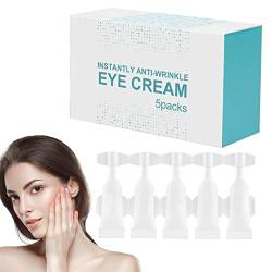 Sofort Augencreme - 5 Stück Augenessenz für alle Hauttypen - Beruhigendes Augengel für Damen und Herren Gesichtscreme für Stirn, Augenbrauen, Tränensäcke Povanjer von Povanjer
