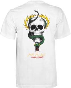 Powell Peralta McGill T-Shirt mit Totenkopf und Schlange von Powell Peralta