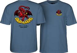 Powell Peralta Steve Caballero Dragon II T-Shirt, Indigoblau, Größe L von Powell Peralta