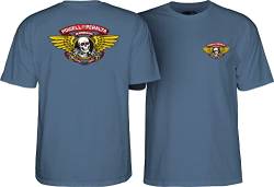 Powell Peralta Winged Ripper T-Shirt, Indigoblau, Größe M von Powell Peralta
