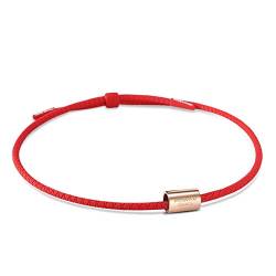 Power Ionics Rote Turmalin-Halskette für Damen/Herren, 50 cm größenverstellbar Gold Titan-Anhänger, Juwelier-Geschenktüte von Power Ionics