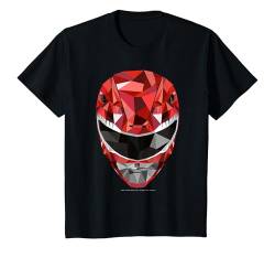 Kinder Power Rangers Red Ranger Geometric Helmet T-Shirt von Power Rangers