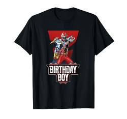 Power Rangers Birthday Boy Dino Fury Red Ranger Epic Pose T-Shirt von Power Rangers