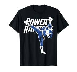 Power Rangers Blue Ranger Karate Action Pose Logo T-Shirt von Power Rangers