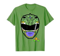 Power Rangers Green Ranger Retro Print Big Face T-Shirt von Power Rangers