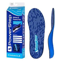 Powerstep Pinnacle Insoles - Orthotics for Plantar Fasciitis & Heel Pain Relief - Full Length Orthotic Insoles For Arch Pain with Moderate Pronation - #1 Podiatrist Recommended (M 8-8.5 W 10-10.5) von Powerstep