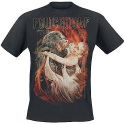 Powerwolf Dancing with The Dead Männer T-Shirt schwarz XL 100% Baumwolle Band-Merch, Bands von Powerwolf