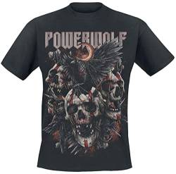 Powerwolf Dead Boys Don't Cry Männer T-Shirt schwarz L 100% Baumwolle Band-Merch, Bands von Powerwolf