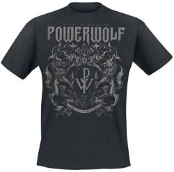 Powerwolf - T-Shirt - Crest - Metal is Religion - Schwarz - L von Powerwolf