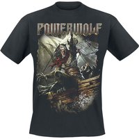 Powerwolf T-Shirt - Sainted By The Storm - S bis 3XL - für Männer - Größe M - schwarz  - Lizenziertes Merchandise! von Powerwolf
