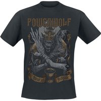 Powerwolf T-Shirt - Wolf vs Angel - S bis XXL - für Männer - Größe M - schwarz  - Lizenziertes Merchandise! von Powerwolf