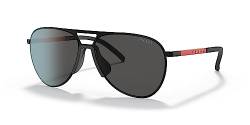 Prada Herren 1BO06L Sonnenbrille, Matt Grey/Grau, Einheitsgröße von Prada