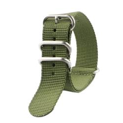 Praetorian® DiverTec Extrem NATO/Zulu Armband -Uhrenarmband Military Green 22mm von Praetorian