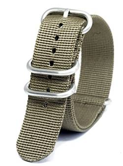 Praetorian® DiverTec Extrem Zulu NATO Armband - Khaki 22mm von Praetorian