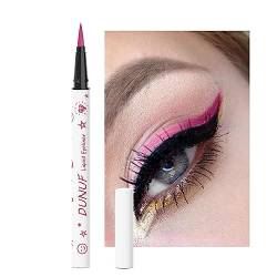 Flüssige Eyeliner für Frauen, Farbiger Eyeliner-Stift, Lidschattenstift, farbiger Eyeliner-Stift, rutschfest, ganztägig, wischfest, Augenstift, Augen- und Lippenkonturenstift für Frauen und Pratvider von Pratvider