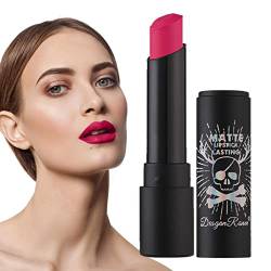 Samtmatte Lippenglasur,Dunkler Antihaft-Cup-Matt-Lippenstift-Lippenfleck - Wasserdichter, hochpigmentierter, matter Lipgloss, langlebiges Schönheitskosmetik-Make-up-Geschenk für Mädchen Pratvider von Pratvider