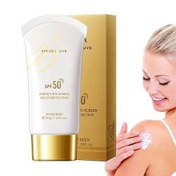 Sonnenschirm - Sichere, natürliche Sonnencreme für Männer und Frauen | 55 g wasserfeste Sonnencreme Breitband-Sonnenschutz-Mineral-Sonnenlotion Pratvider von Pratvider