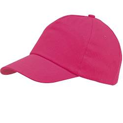 Preiswert & Gut Cap Caps Cappi 2 gestickte Luftlöcher mit 5-Panel u Klettverschluss Baumwolle (pink) von Preiswert & Gut