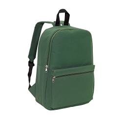 Preiswert & Gut Kleiner Rucksack 30x10x39 verwendbar als Kinderrucksack Damen Herren (Dunkelgrün) von Preiswert & Gut