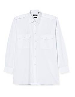 Premier Herren Hemd "Pilot", langärmlig (Kragenweite 43cm) (Weiß) von Premier Workwear