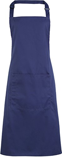 Premier Workwear Lange Latzschürze 'Colours' mit Tasche PR154,Farbe:Marine Blue (ca. Pantone 281);Größe:72 x 86 cm von Premier Workwear