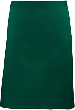 Premier Workwear Mittellange Schürze 'Colours' PR151,Farbe:Bottle;Größe:70 x 50 cm von Premier