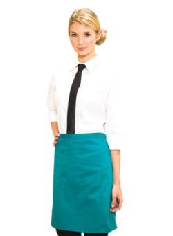 Premier Workwear Mittellange Schürze 'Colours' PR151,Farbe:Turquoise;Größe:70 x 50 cm von Premier