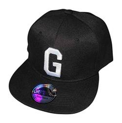 Premium Headwear Buchstaben Initialen Snapback Caps Black & White Baseball Cap (G) von Premium Headwear