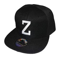 Premium Headwear Buchstaben Initialen Snapback Caps Black & White Baseball Cap (Z) von Premium Headwear