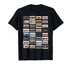 80er 90er Jahre Retro Kassette T-Shirt von Pretees