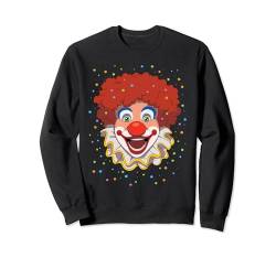 Clown Karneval Damen Herren Sweatshirt von Pretees