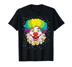 Clown Karneval Konfetti Damen Herren T-Shirt von Pretees