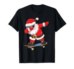 Dabbing Weihnachtsmann-Skateboard, Weihnachten, lustig, für Jungen und Mädchen, Weihnachten T-Shirt von Pretees