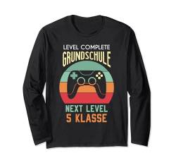 Einschulung Gymnasium 5. Klasse Zocker Gamer Langarmshirt von Pretees