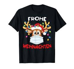 Lustige Rentier Grafik Familie Weihnachten Frohe Weihnachten T-Shirt von Pretees
