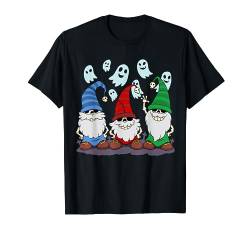 Lustige Zwerge Skelette Gnome Halloween T-Shirt von Pretees
