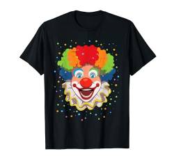 Lustiger Clown Karneval Konfetti T-Shirt von Pretees